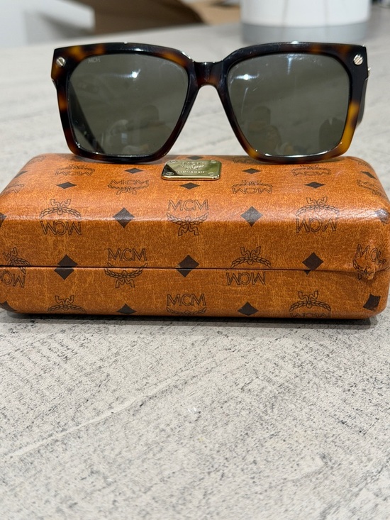 MCM Accessories - MCM Men's Tortoiseshell Frame Sunglasses with Case